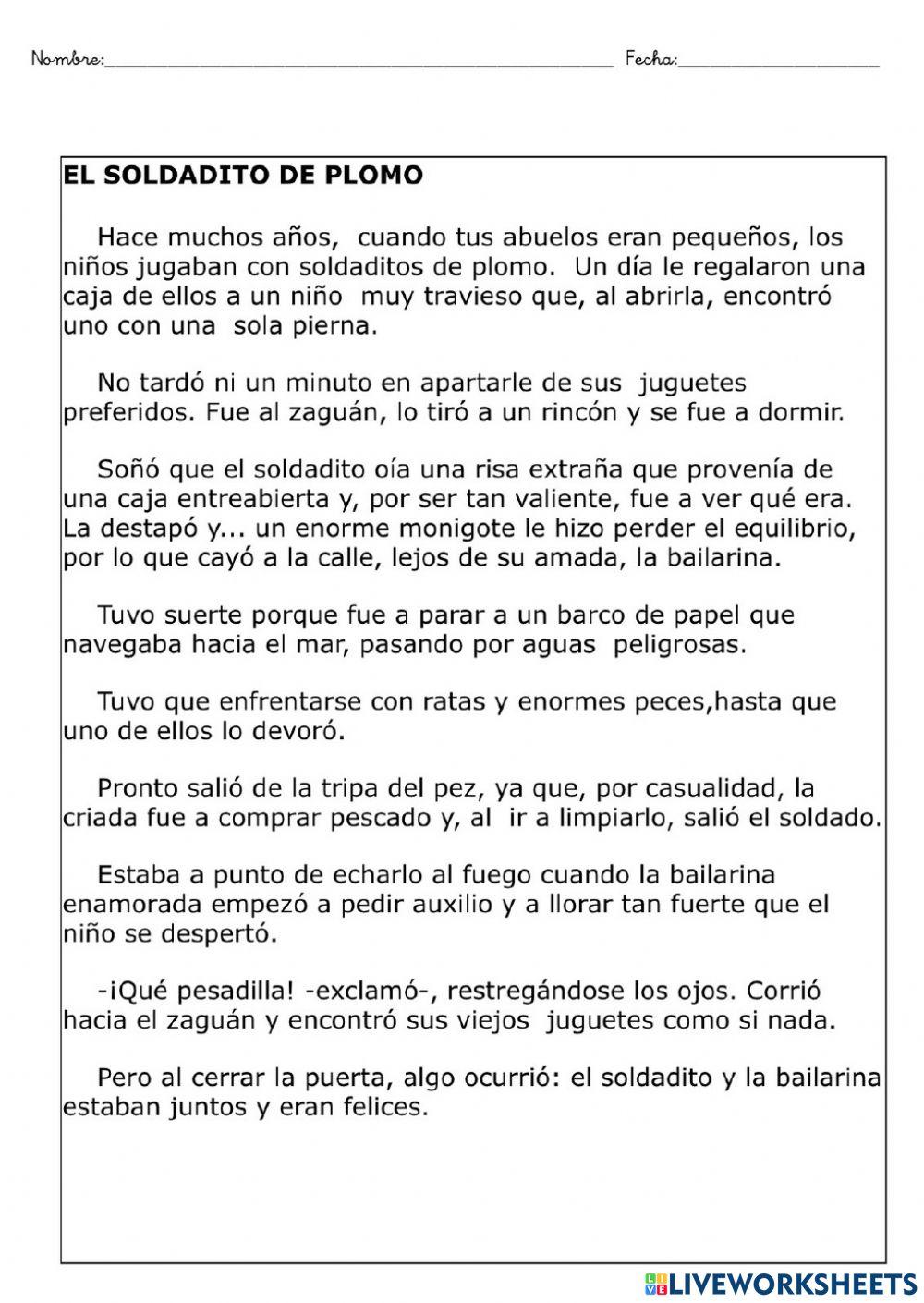 El soldadito de plomo