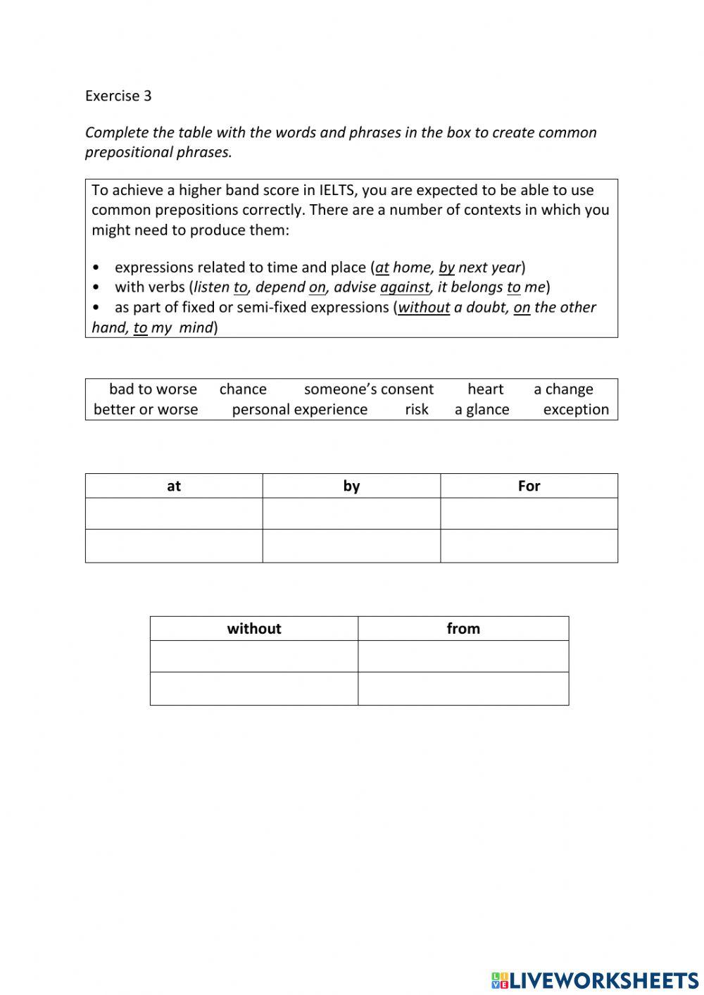 IE3, Unit 6, Writing, Exercise 3