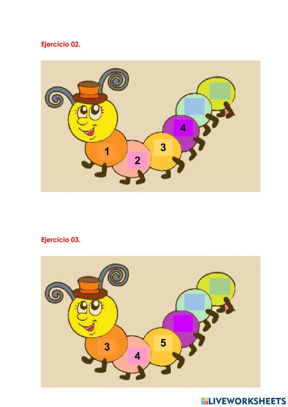 Sucesiones numéricas con sumas