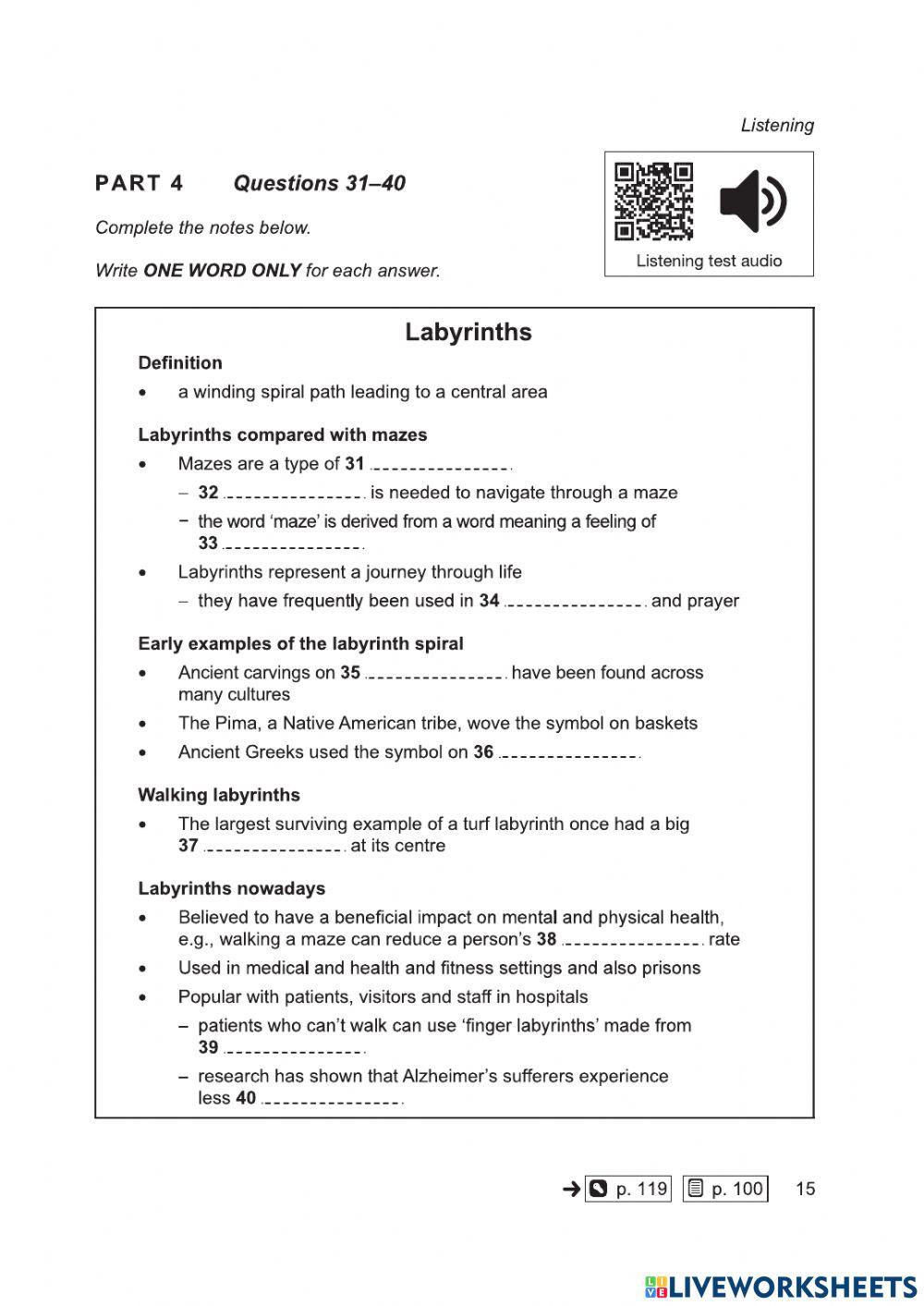 CAM IELTS LISTENING 17 - TEST 1