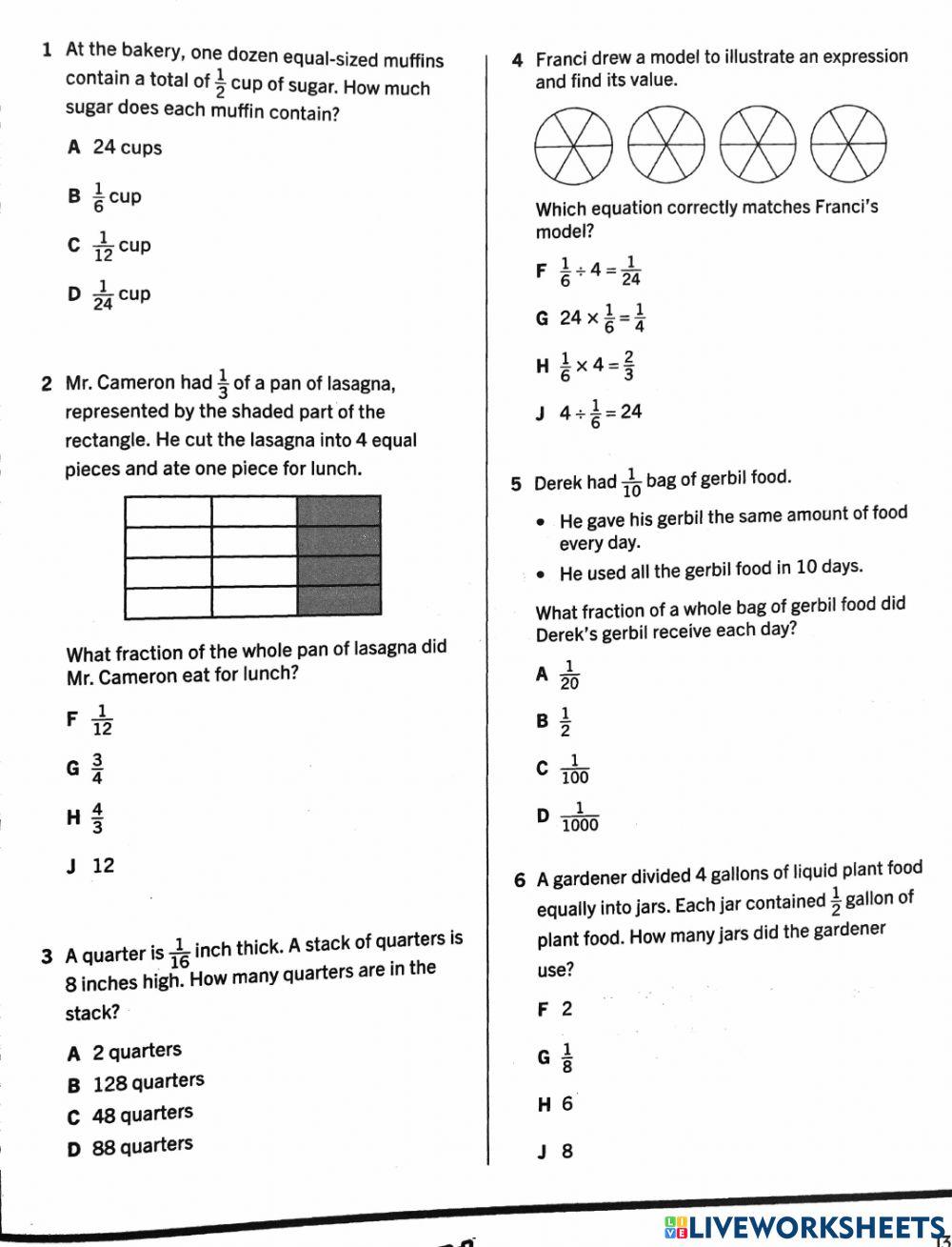 Division of Fraction