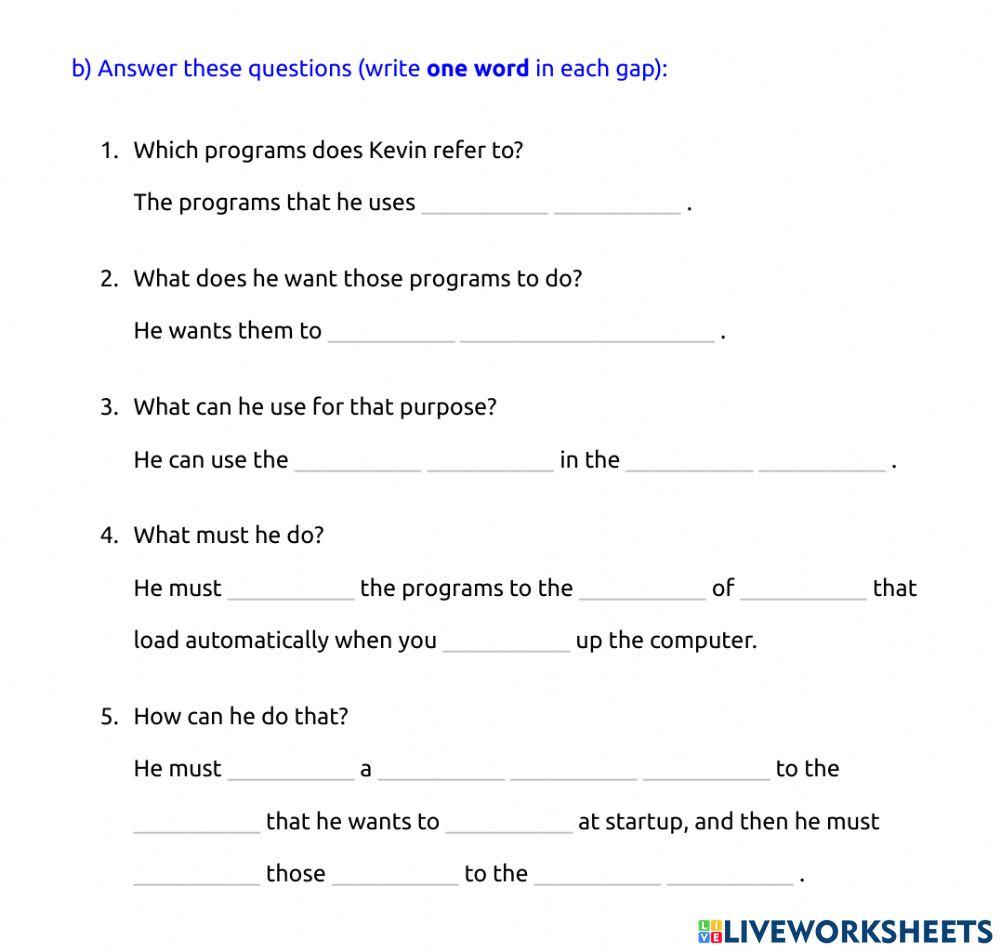ICT 3.1 - There be - Reading