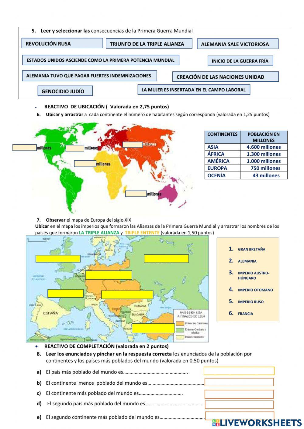 Prueba de la segunda unidad