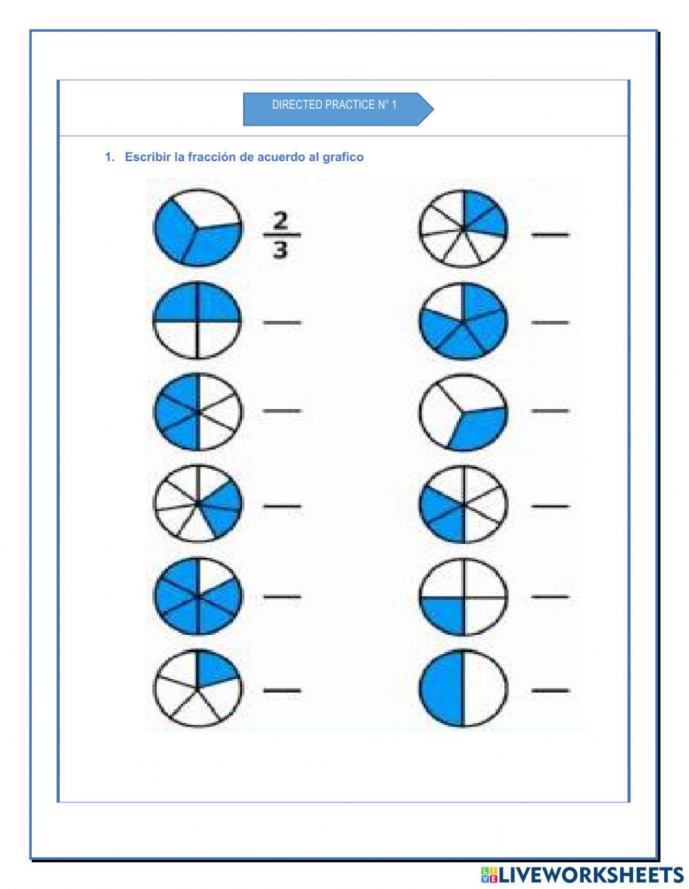Introducción a las fracciones con las tic