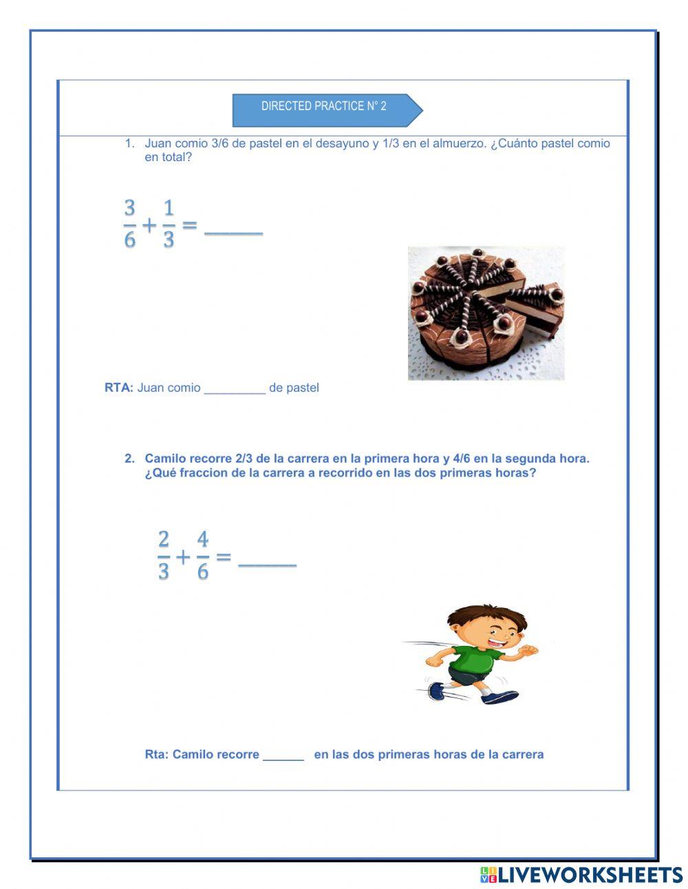 Introducción a las fracciones con las tic