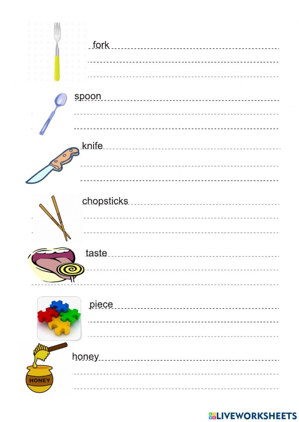 Food and drink - lesson 2