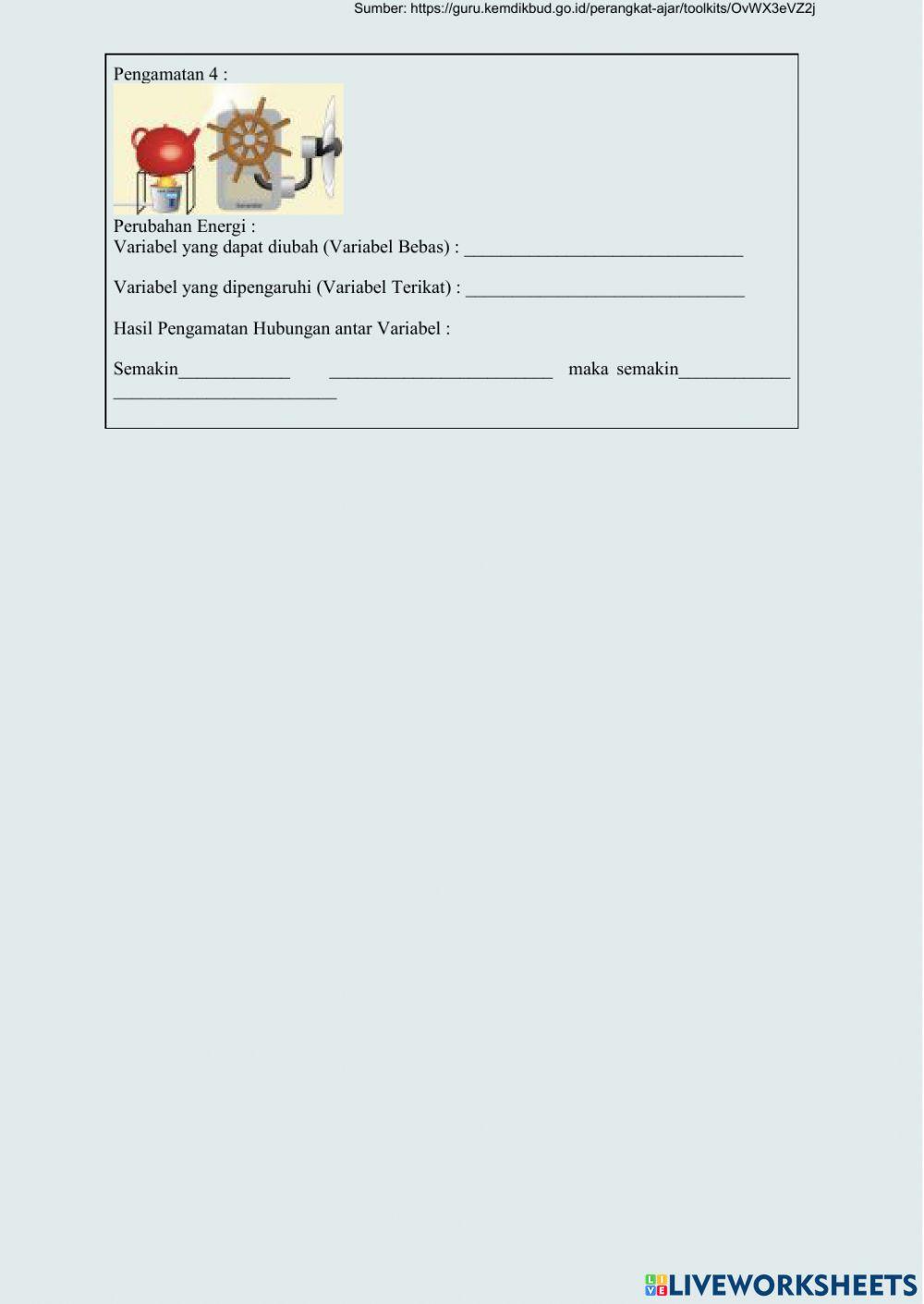 LKPD Perubahan Energi