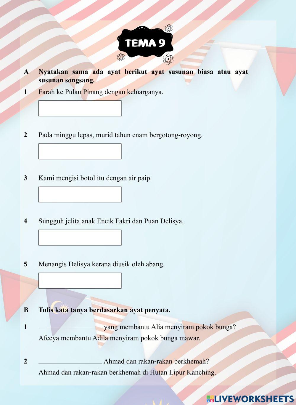 Tutor Sukses 2023-24 Bahasa Melayu Tahun 4 - Tema 9