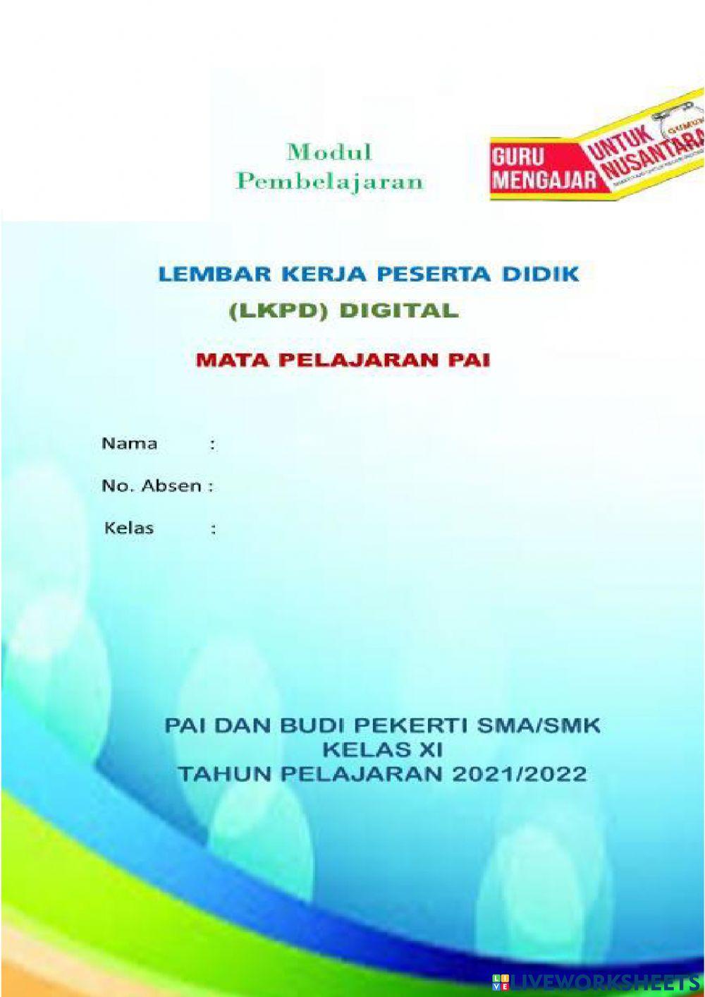 Lkpd khutbah tabligh dan dakwah