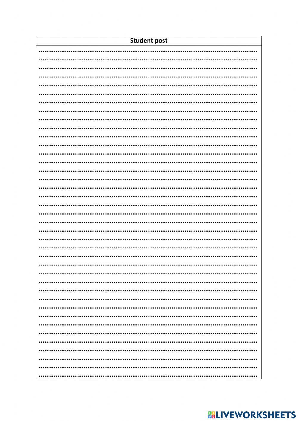 IE3, Unit 6, Writing, Exercise 10