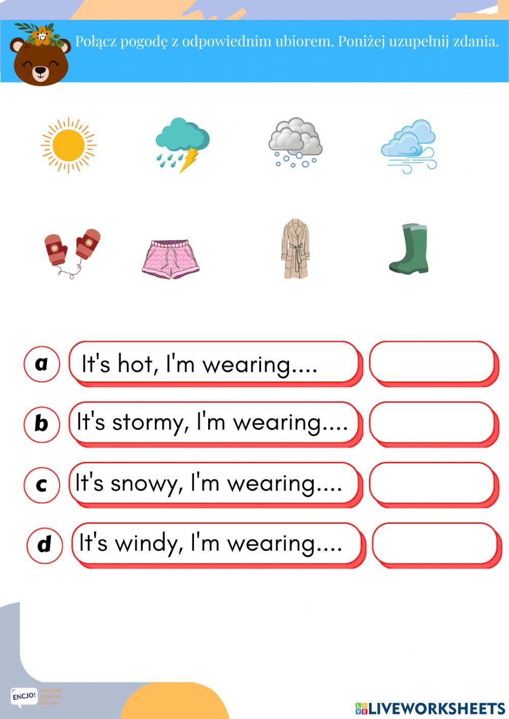 Weather clothes iw1 u8