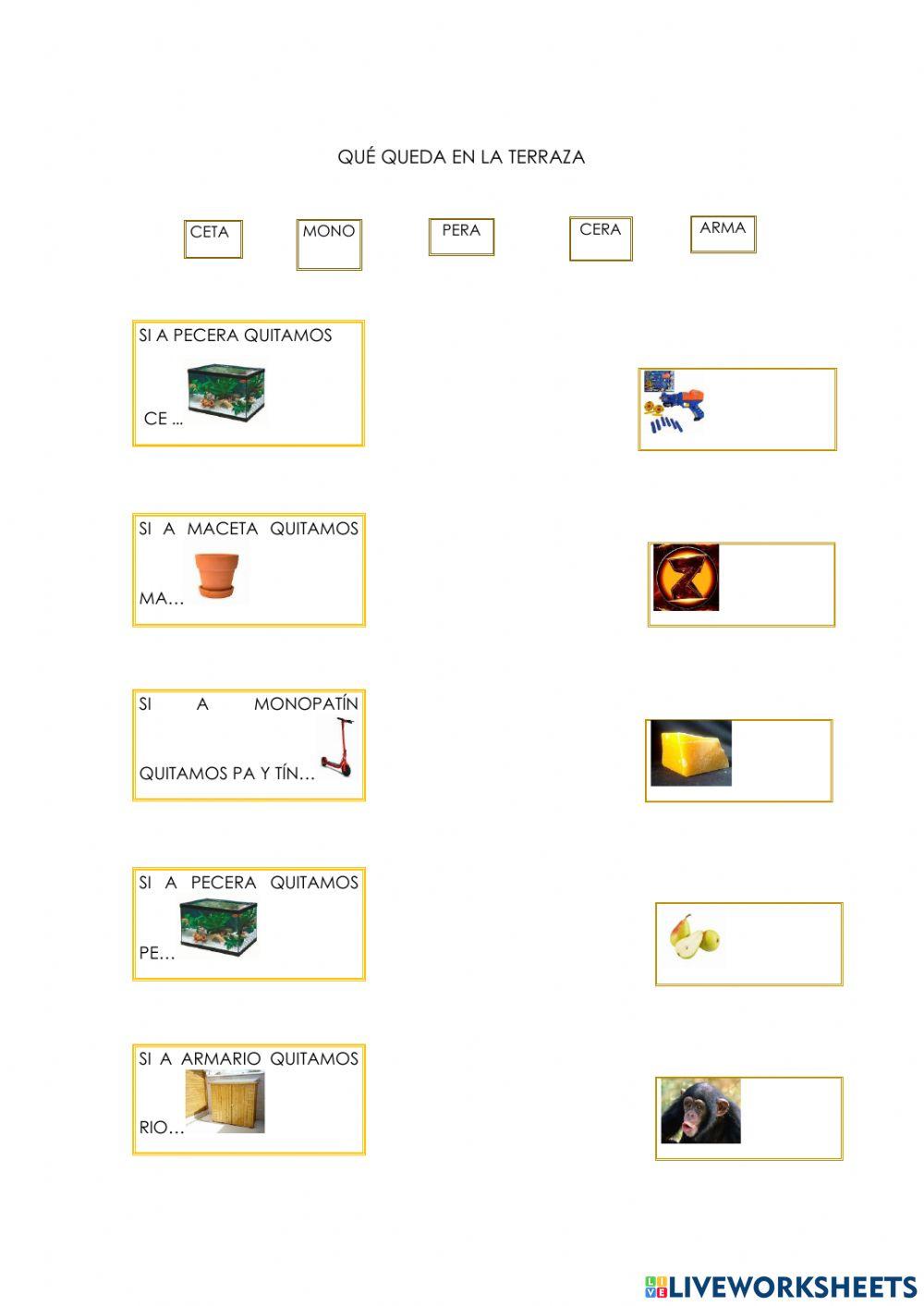 Qué queda en la terraza