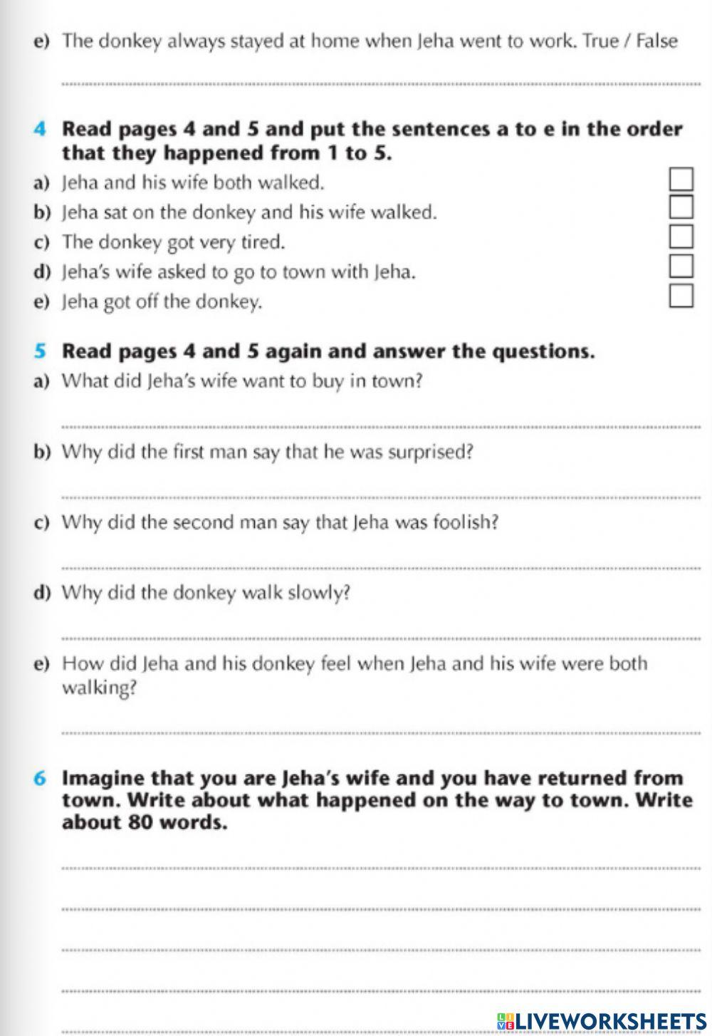 Jeha and his famous donkey 2