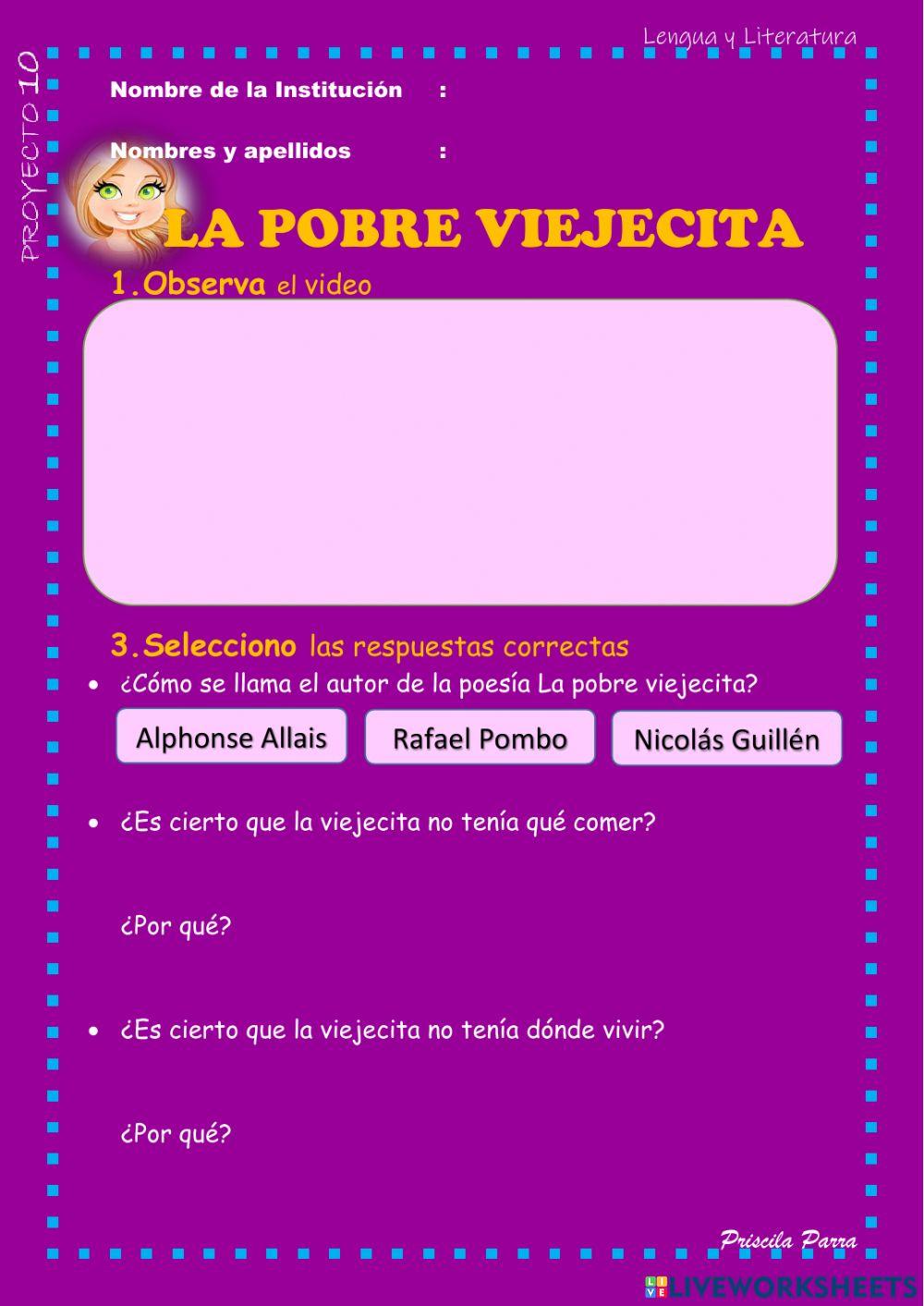 Proyecto 10 Lengua y Literatura