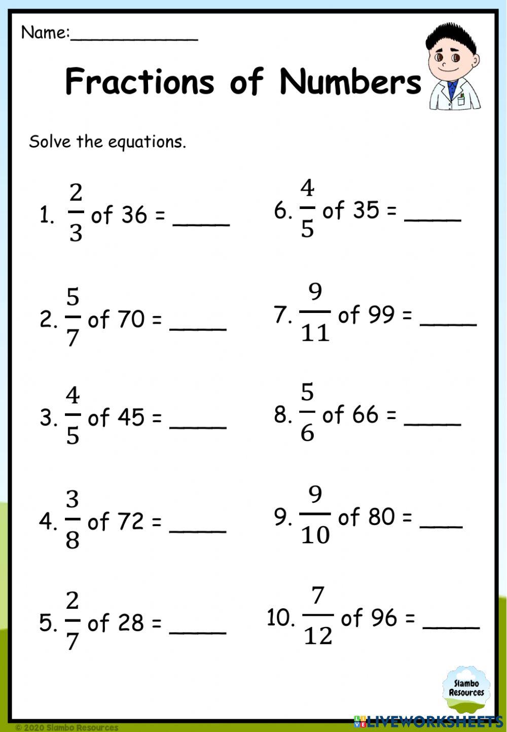 2266213 fraction of an amount myoung5b