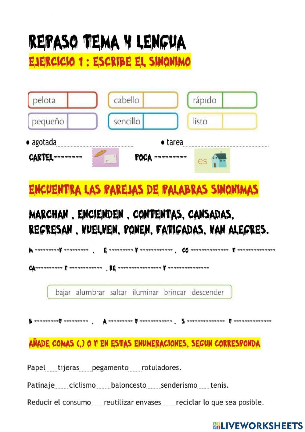 Lengua 2022 repaso tema 4