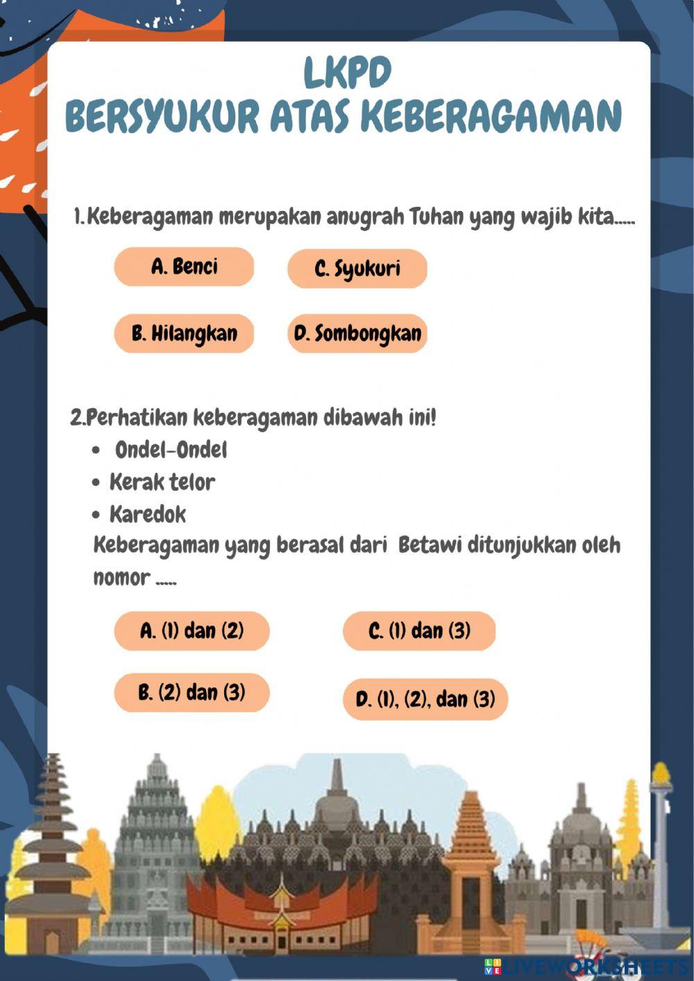 Bersyukur atas Keberagaman