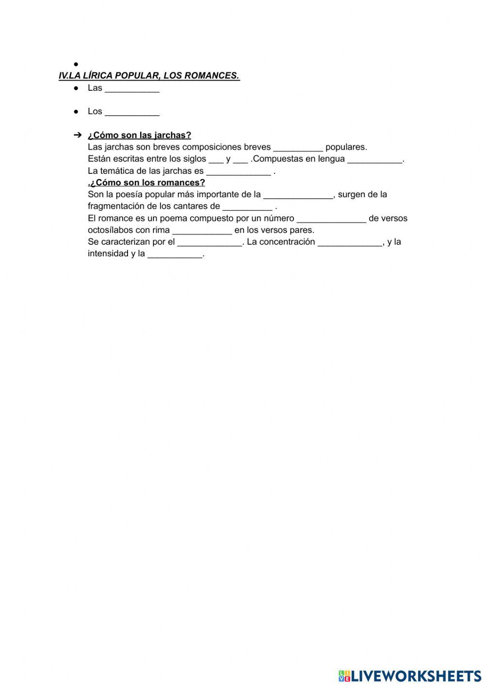 Tema 1.La Poesía Medieval.1ºTrimestre.3ºEso.Lengua Castellana y Literatura.