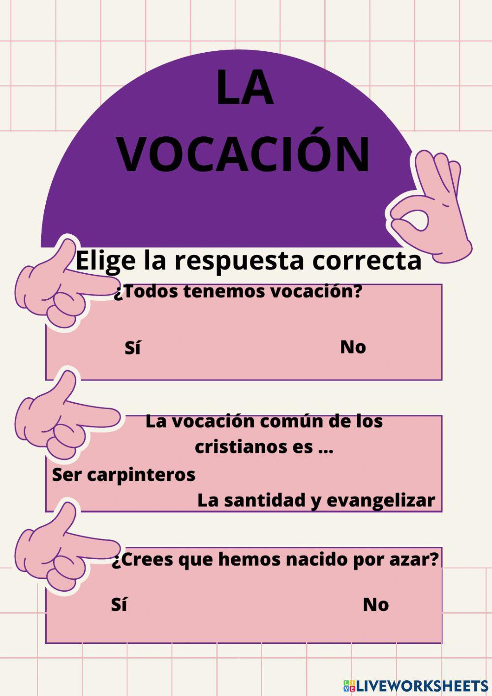 La vocación