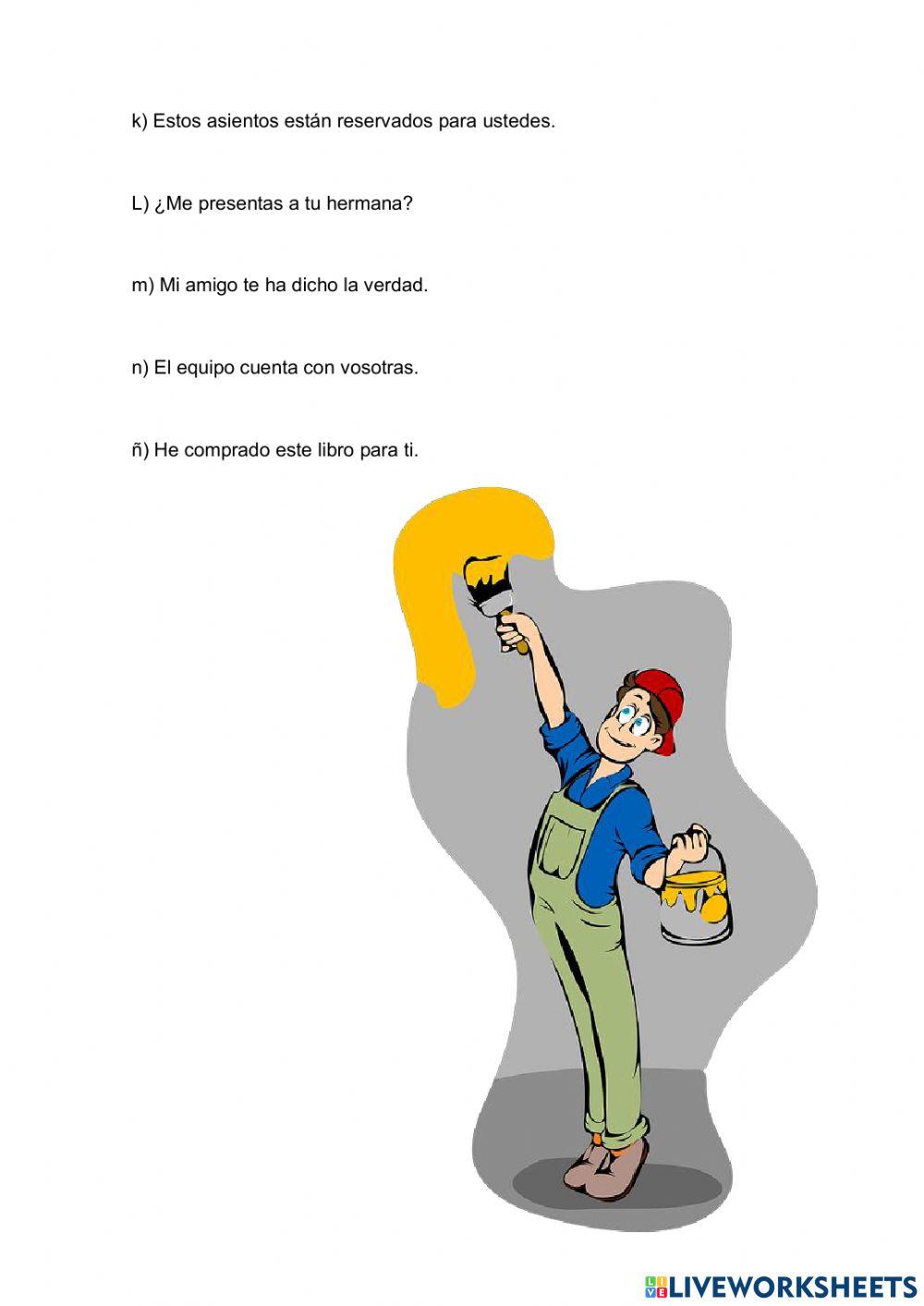 Los pronombres personales