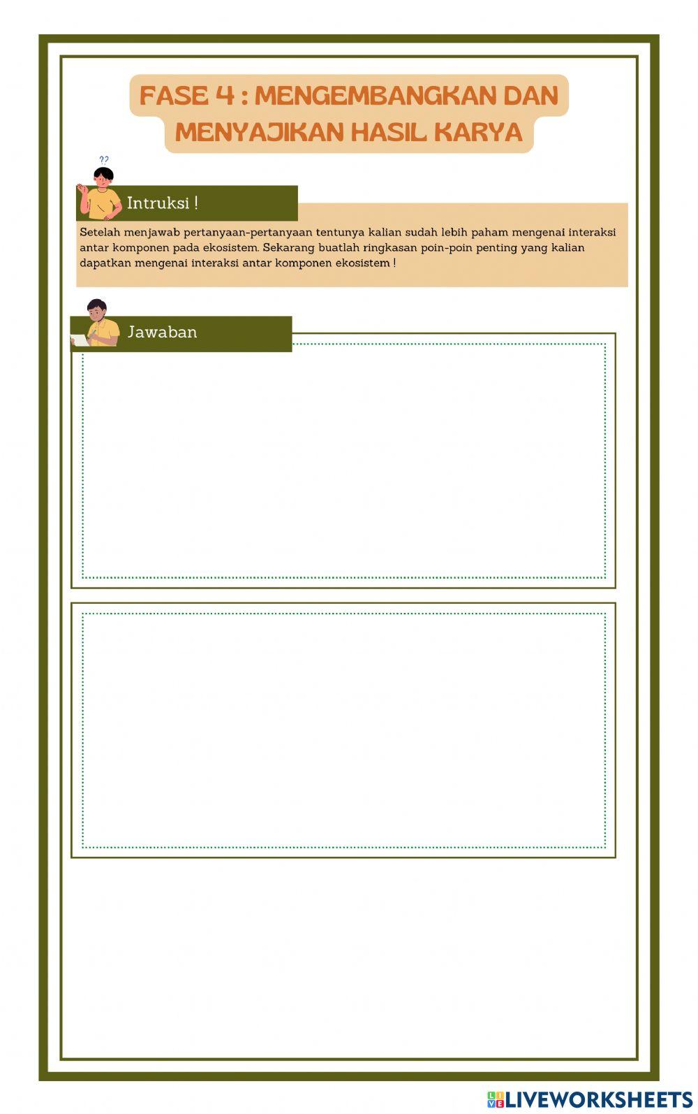 Lkpd interaksi antar komponen ekosistem