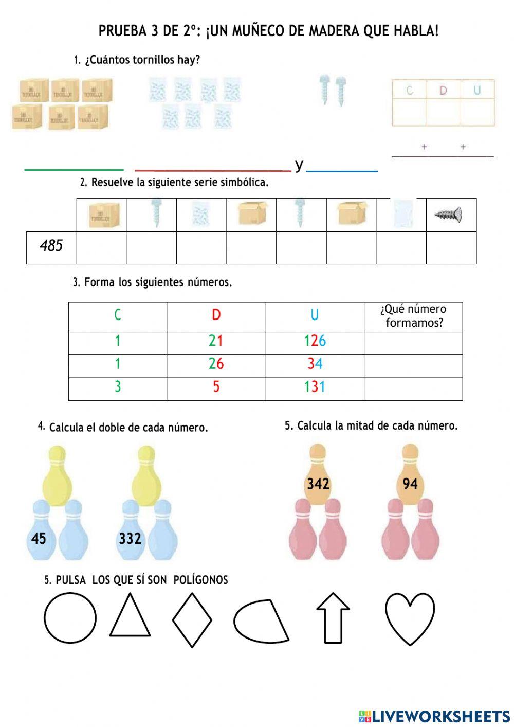 Ficha de control de mates UD 3