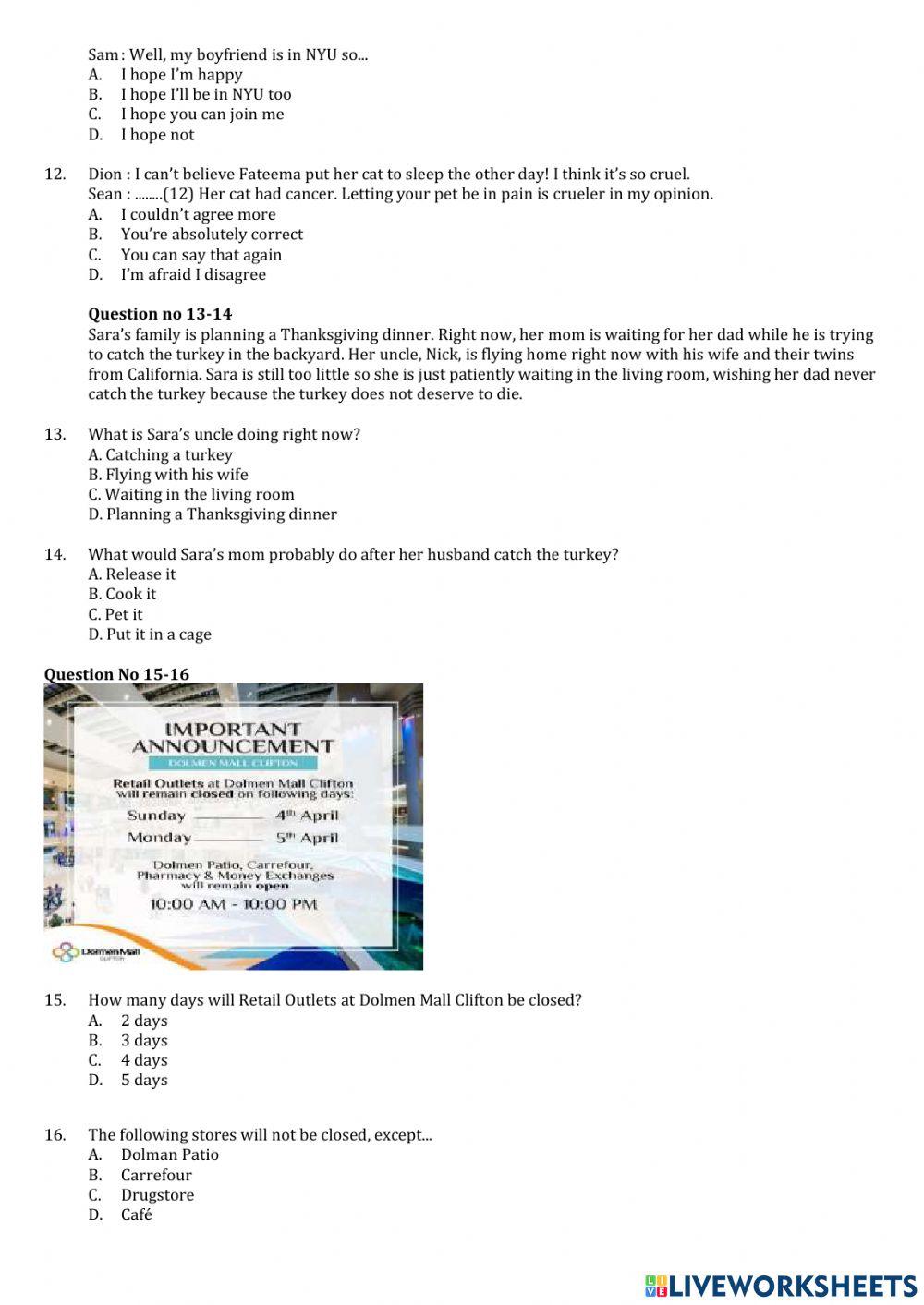 Soal PAS Semester 1 Bahasa Inggris Kelas 9