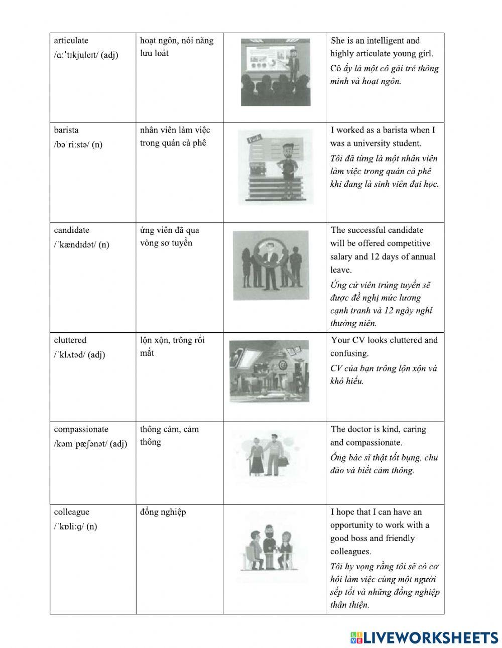 Unit8:THE WORLD OF WORK(8.1)