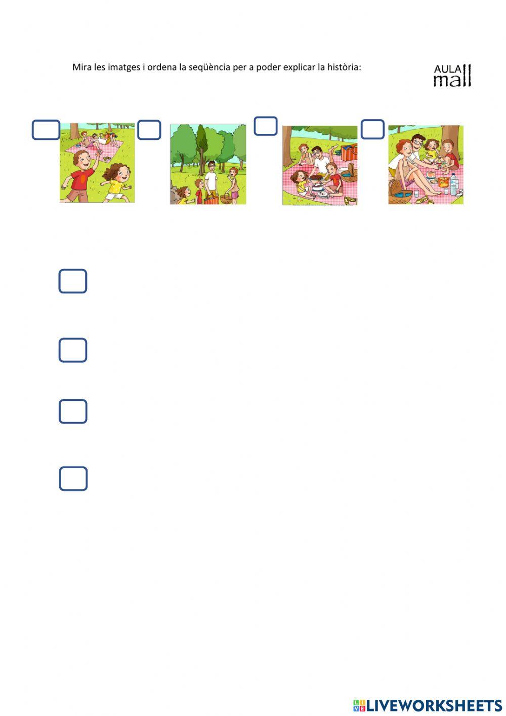 Ordenar seqüència picnic