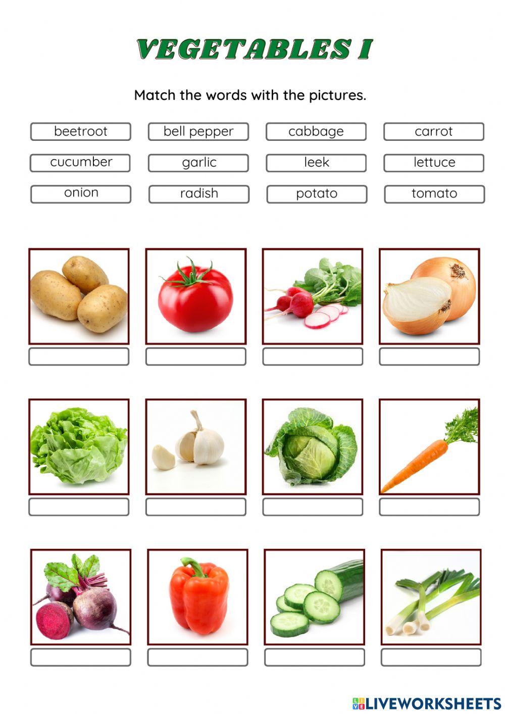 Fruits and Vegetables