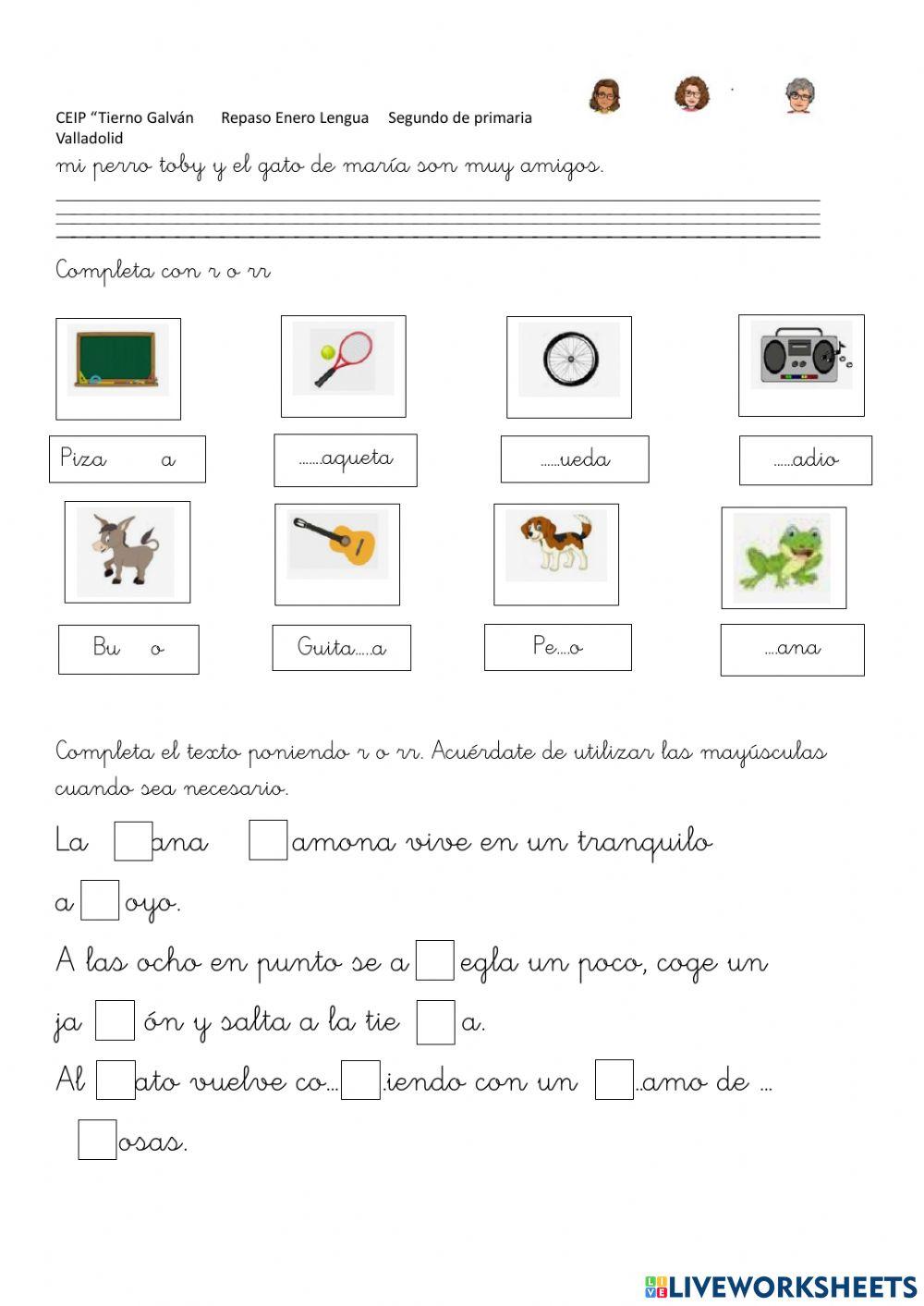 Enero repaso de Lengua