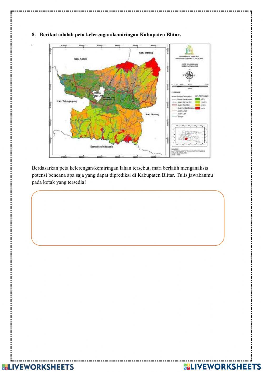 Peta atau Citra Penginderaan Jauh