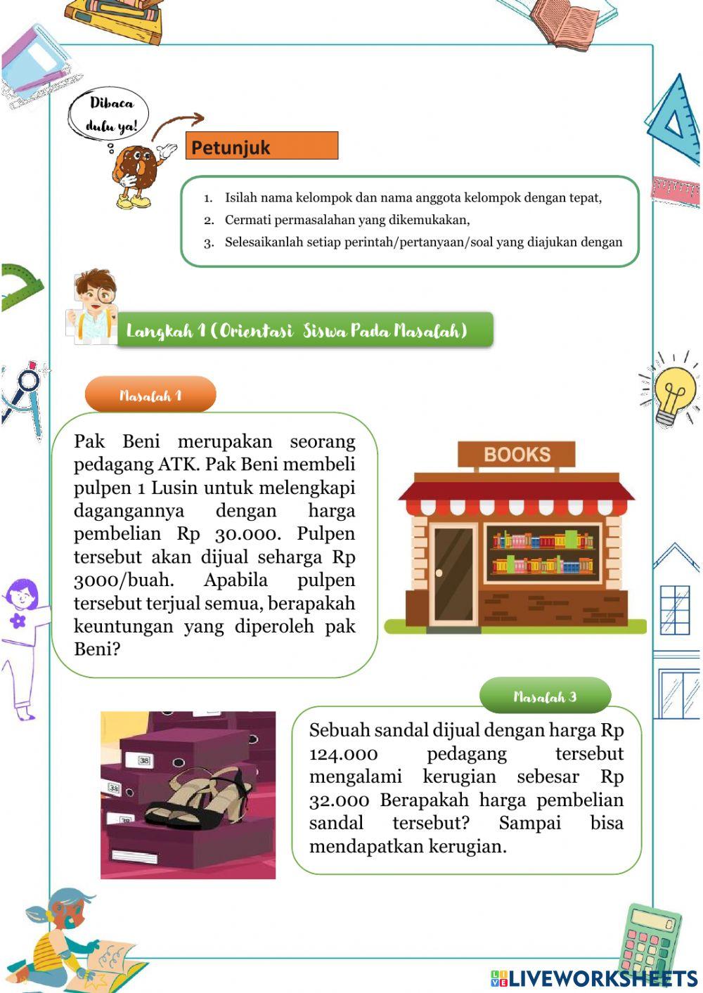 Lkpd aritmatika sosial pertemuan 1