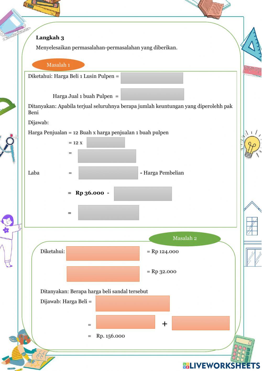 Lkpd aritmatika sosial pertemuan 1