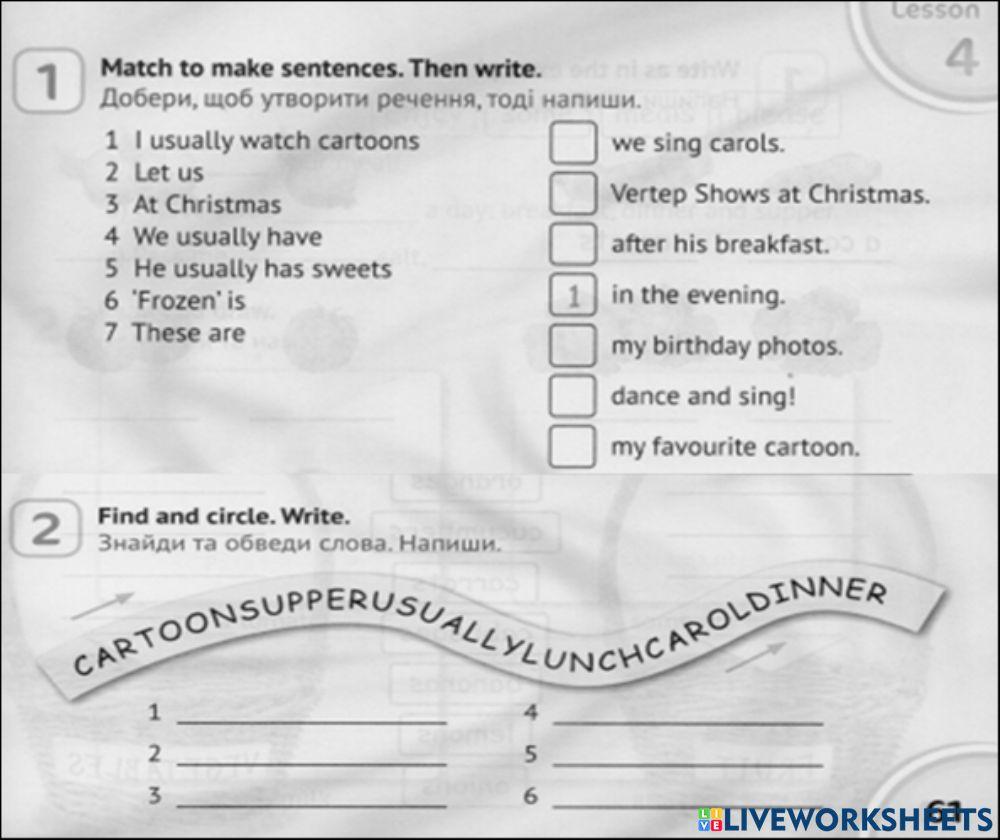 Workbook Karpuk3 Unit 4 Leeson 4