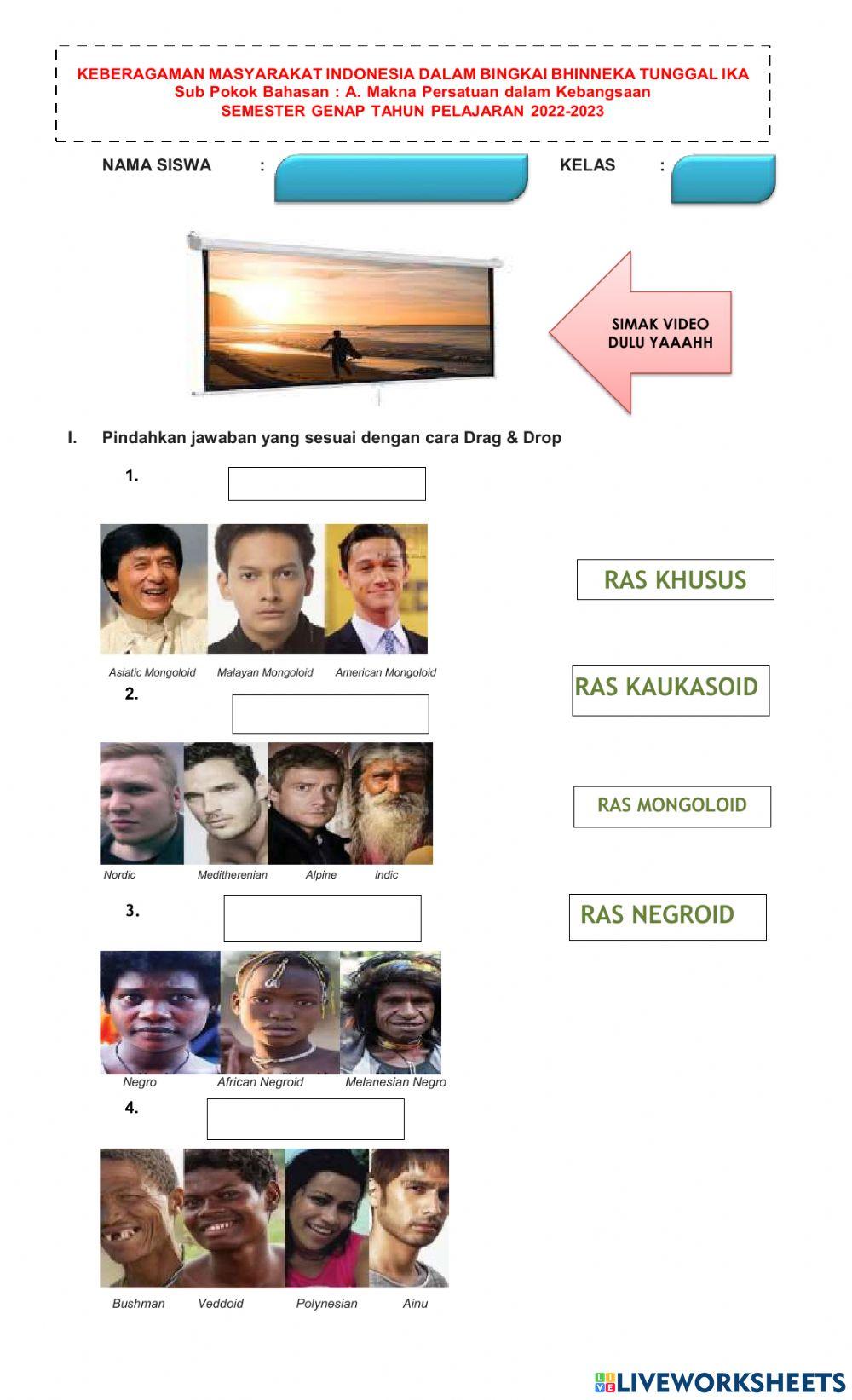 Keberagaman masyarakat indonesia dalam bingkai bhinneka tunggal ika