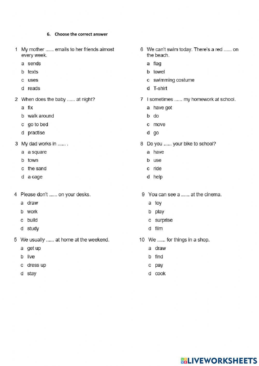Webkids test units 6-10