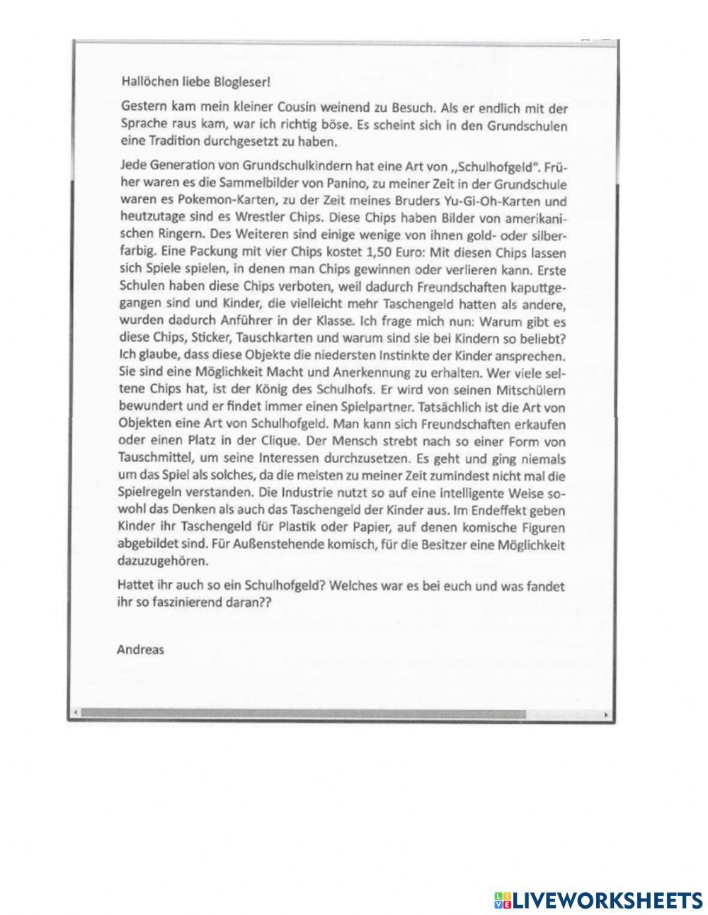 B1 PV Projekt B1 M5T1