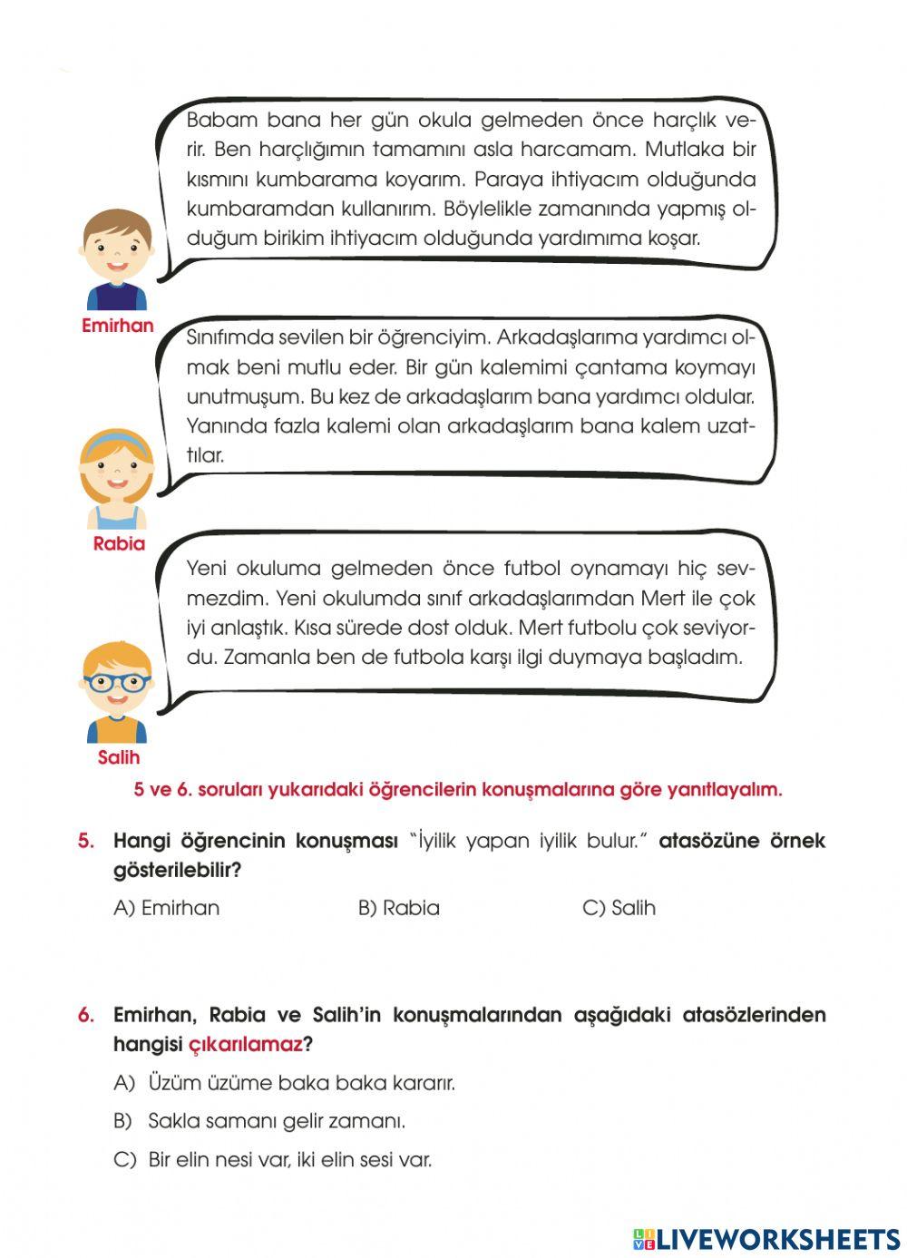 Yeni Nesil Türkçe Deneme Sınavı-1