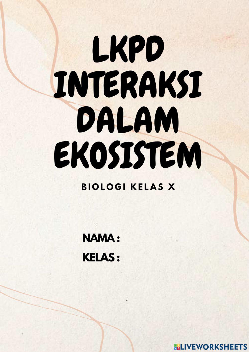 Interaksi Ekosistem