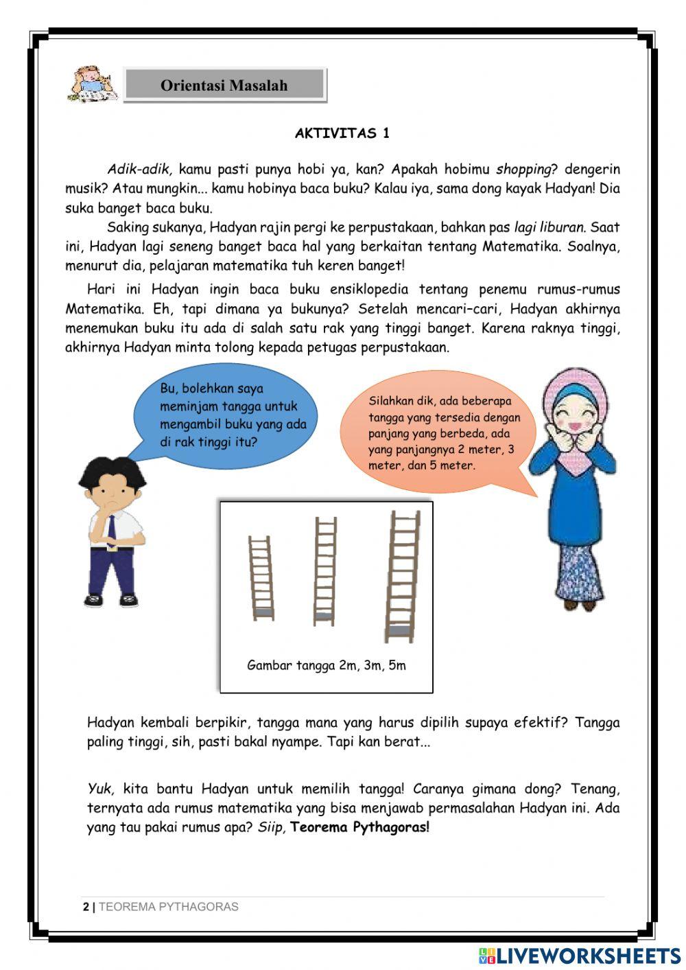 LKPD Teorema Pythagoras 1