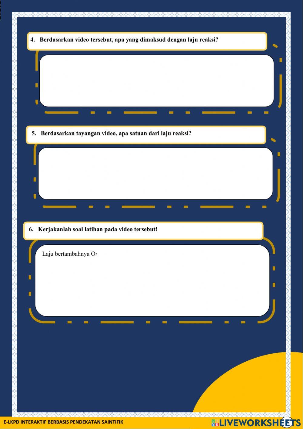 Pertemuan 1 Laju Reaksi