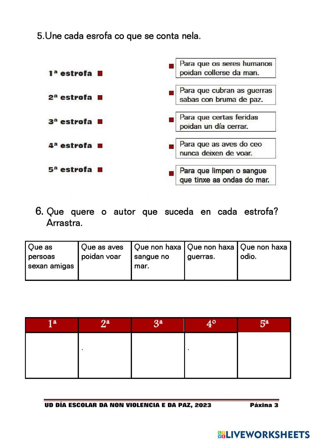 A Paz: Cantamos esa canción