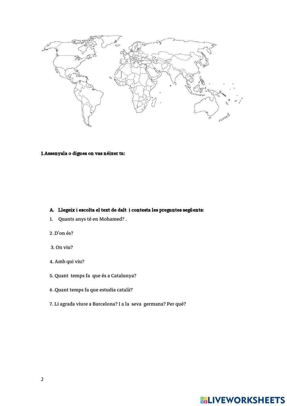 La història de la meua vida. قصة حياتك