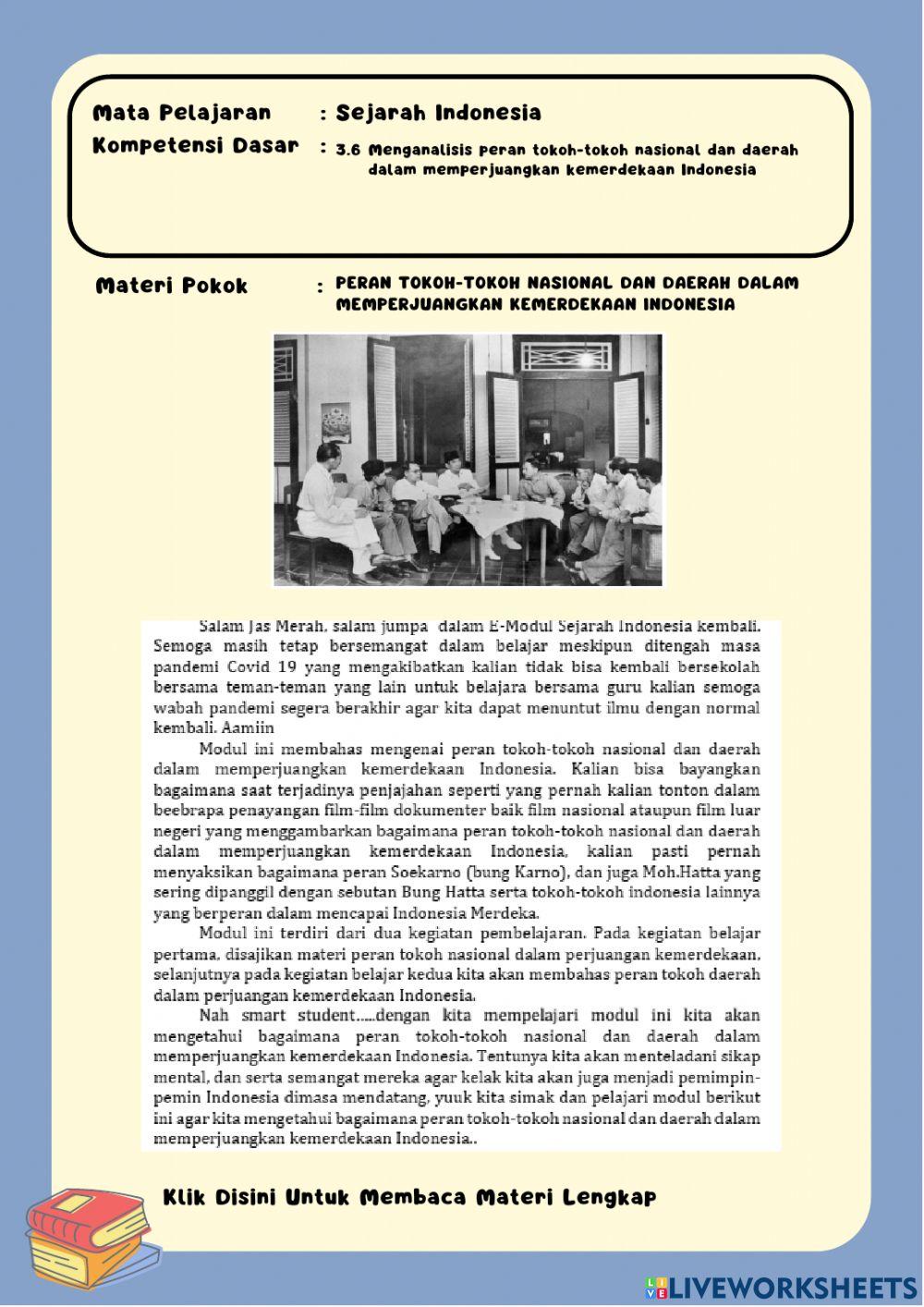 LKPD SEJARAH INDONESIA KELAS XI IPA SMT 2