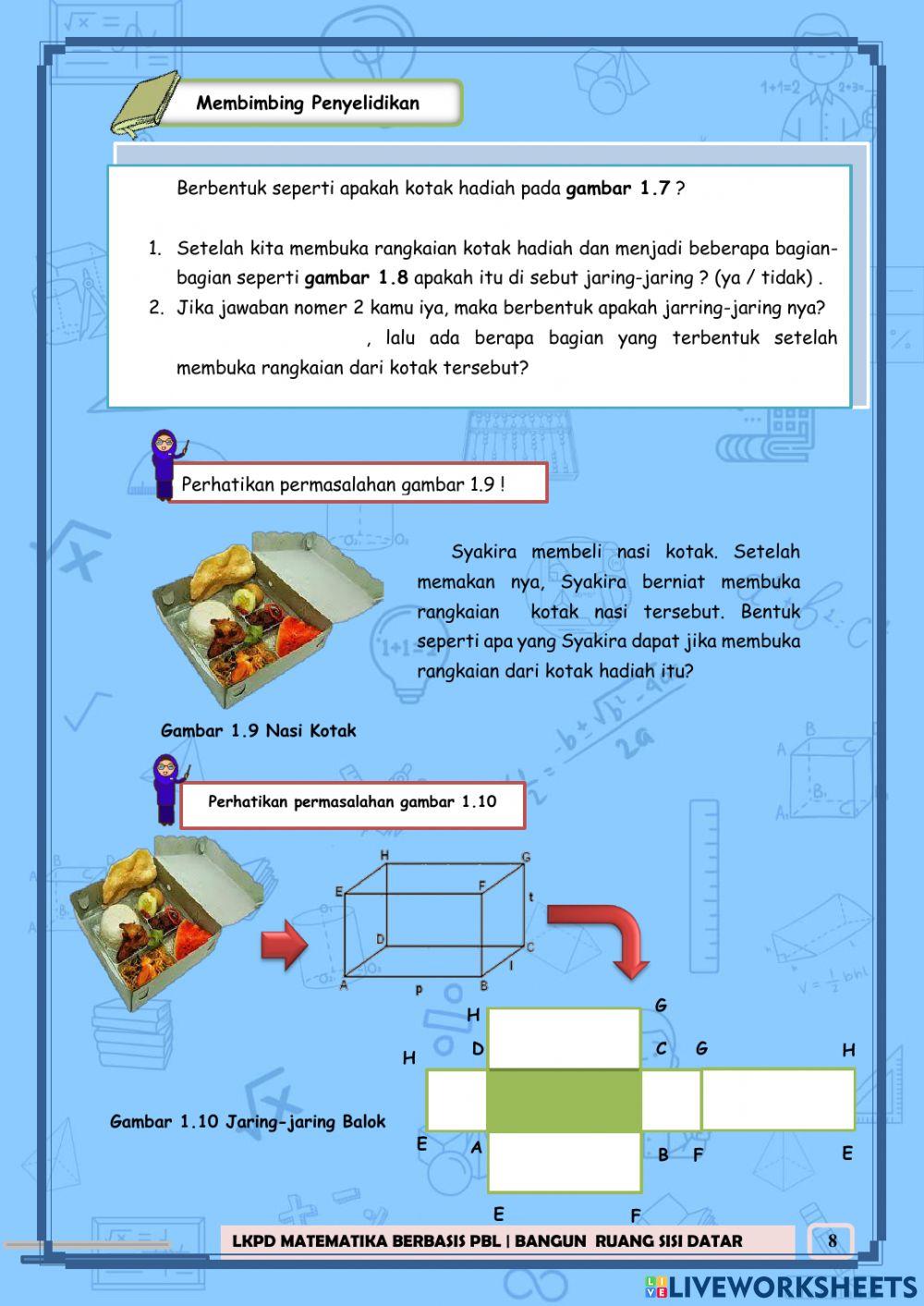 E-LKPD 1 Bangun Ruang Sisi Datar