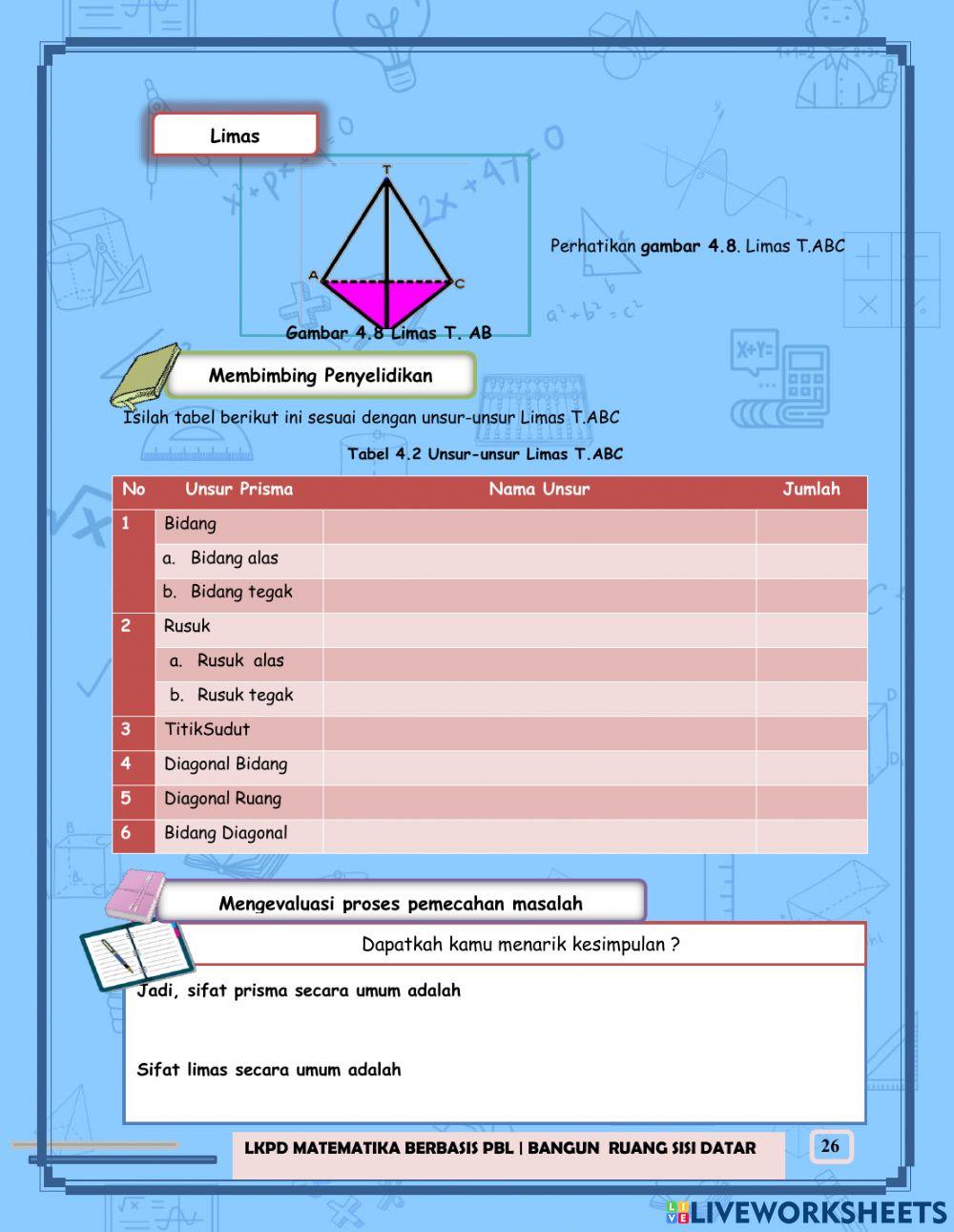 E-LKPD 4 Bangun Ruang Sisi Datar