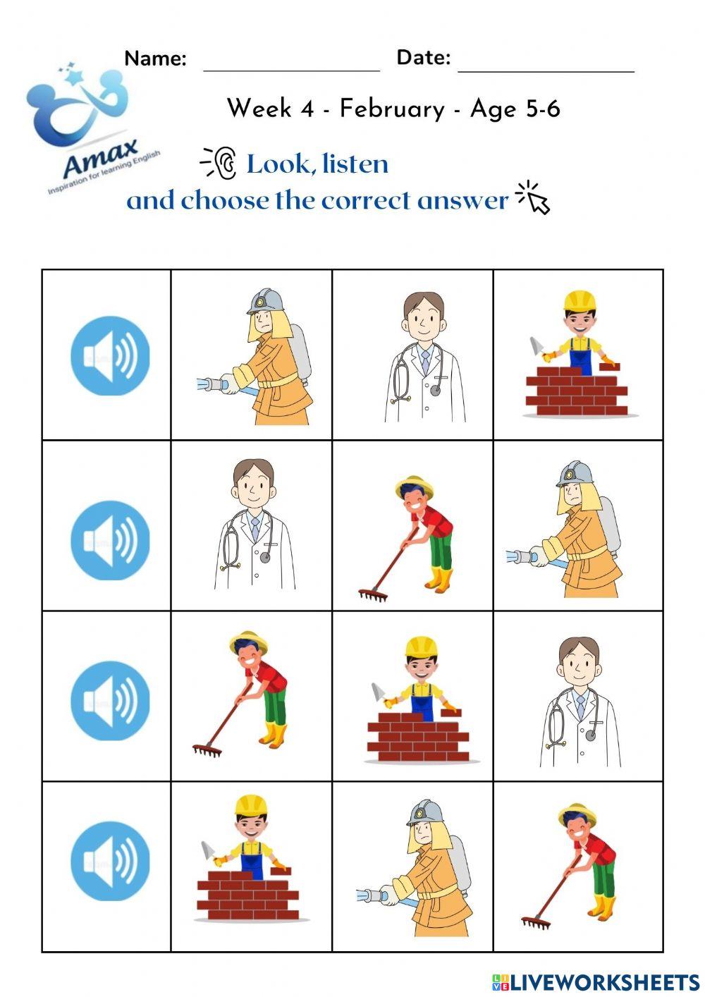 Week 4 - February - Age 5-6