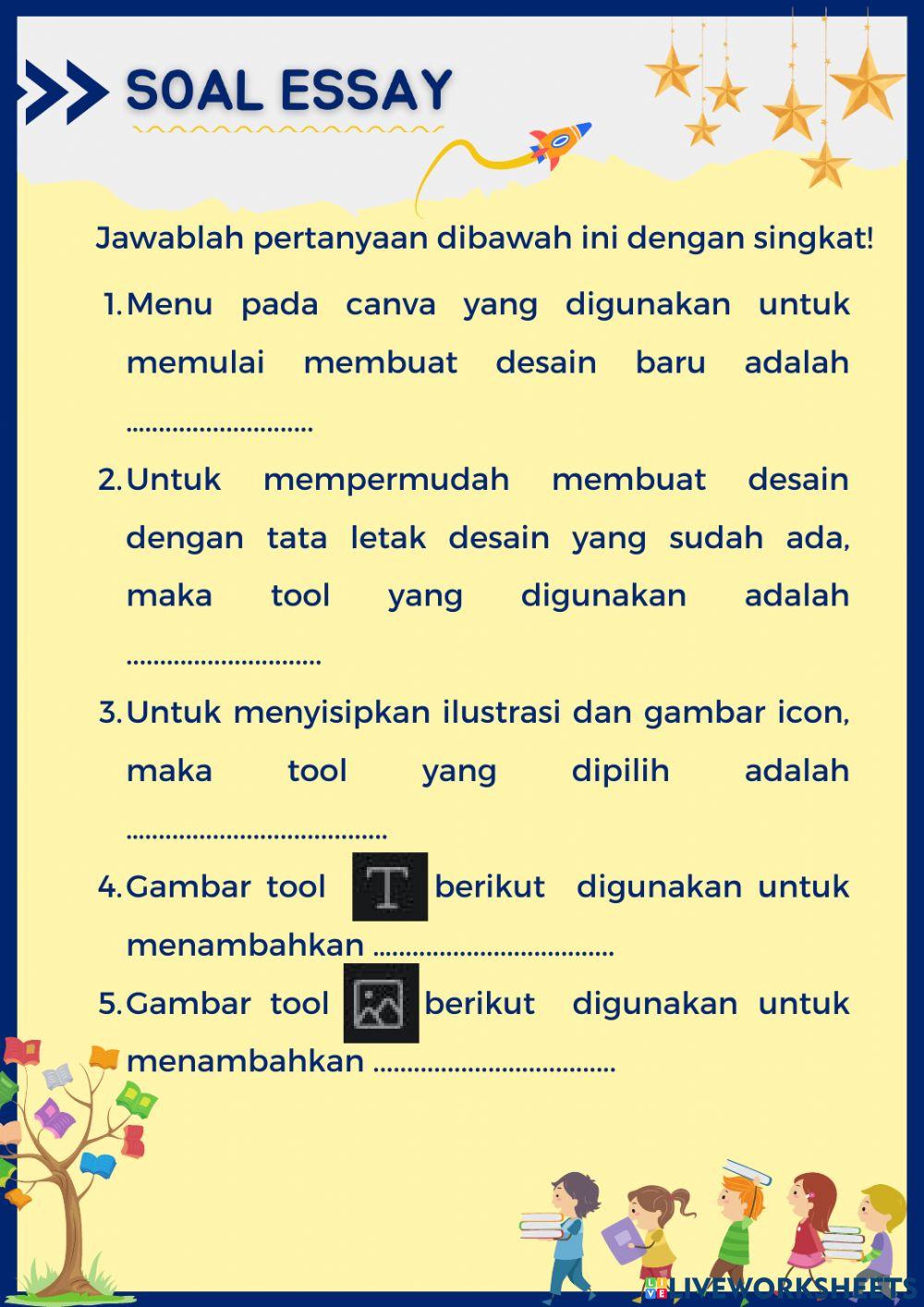 LKPD Menu dan Tools Media Canva