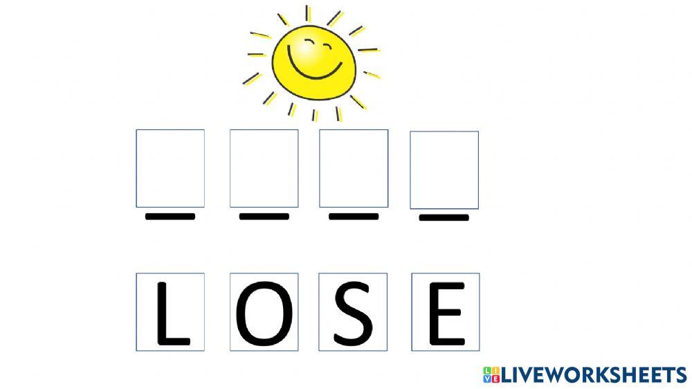 Ricostruisce le parole